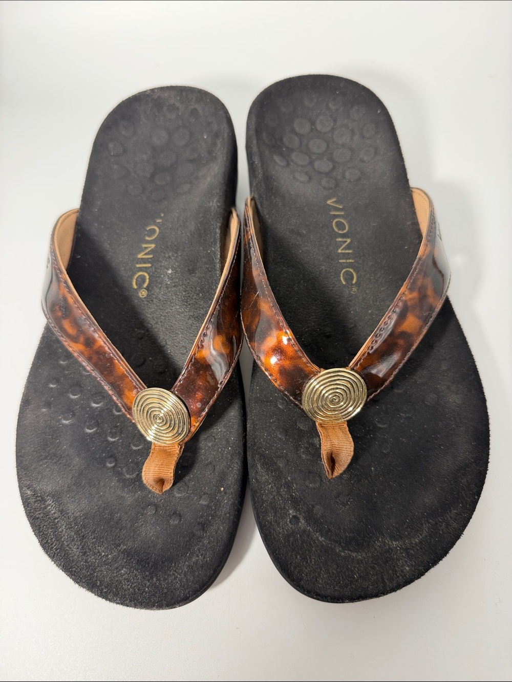 Vionic Hilda Tortoise Women’s Sandals Sz 6.5